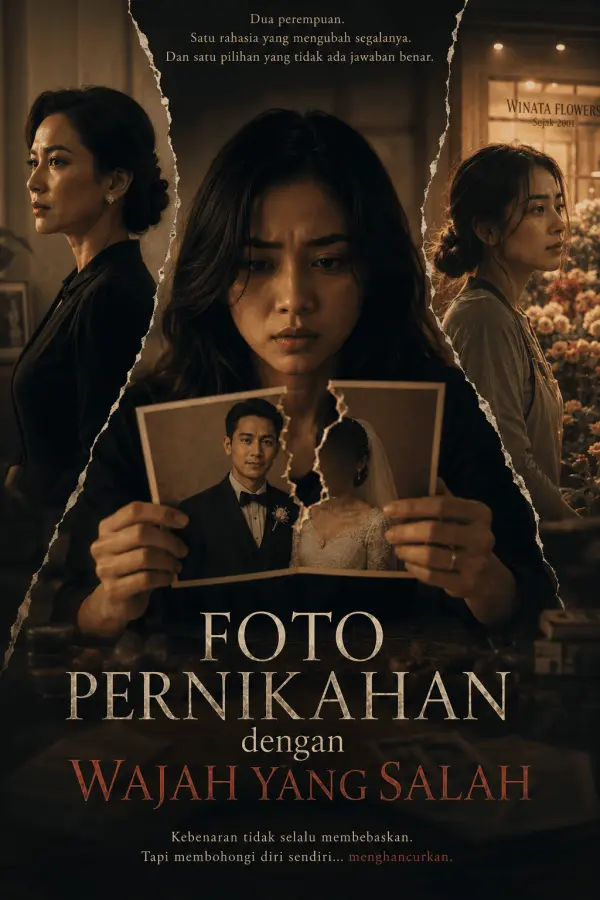 Foto Pernikahan dengan Wajah yang Salah