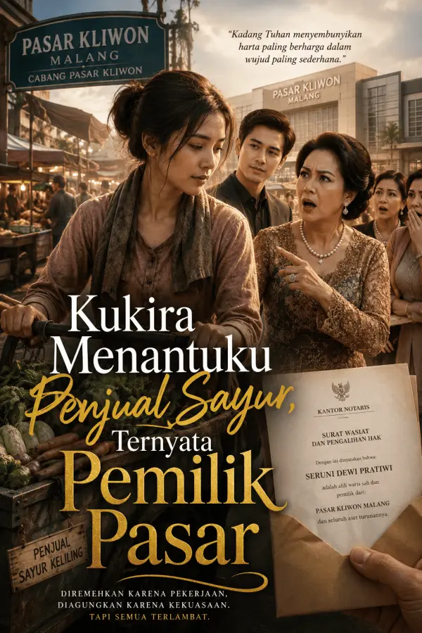 Kukira Menantuku Penjual Sayur, Ternyata Pemilik Pasar